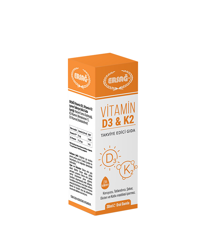 Ersağ Vitamin D3 - K2